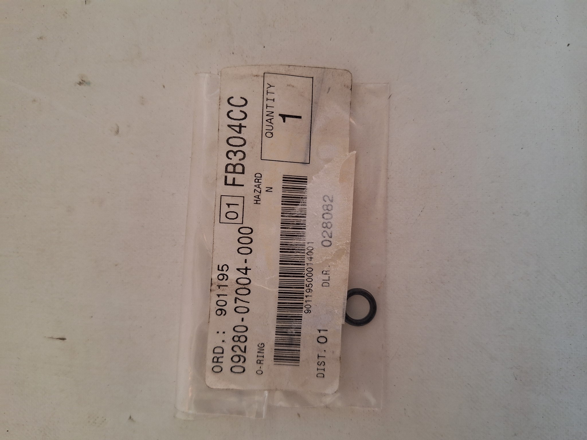 Bild von SUZUKI  ORING  09280-07004